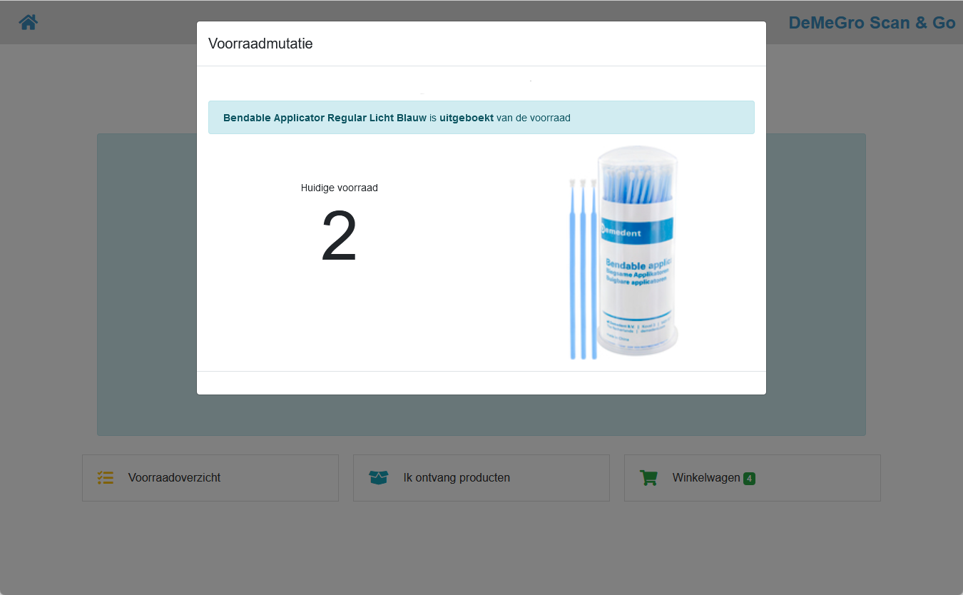 Scan & Go - Scannen product