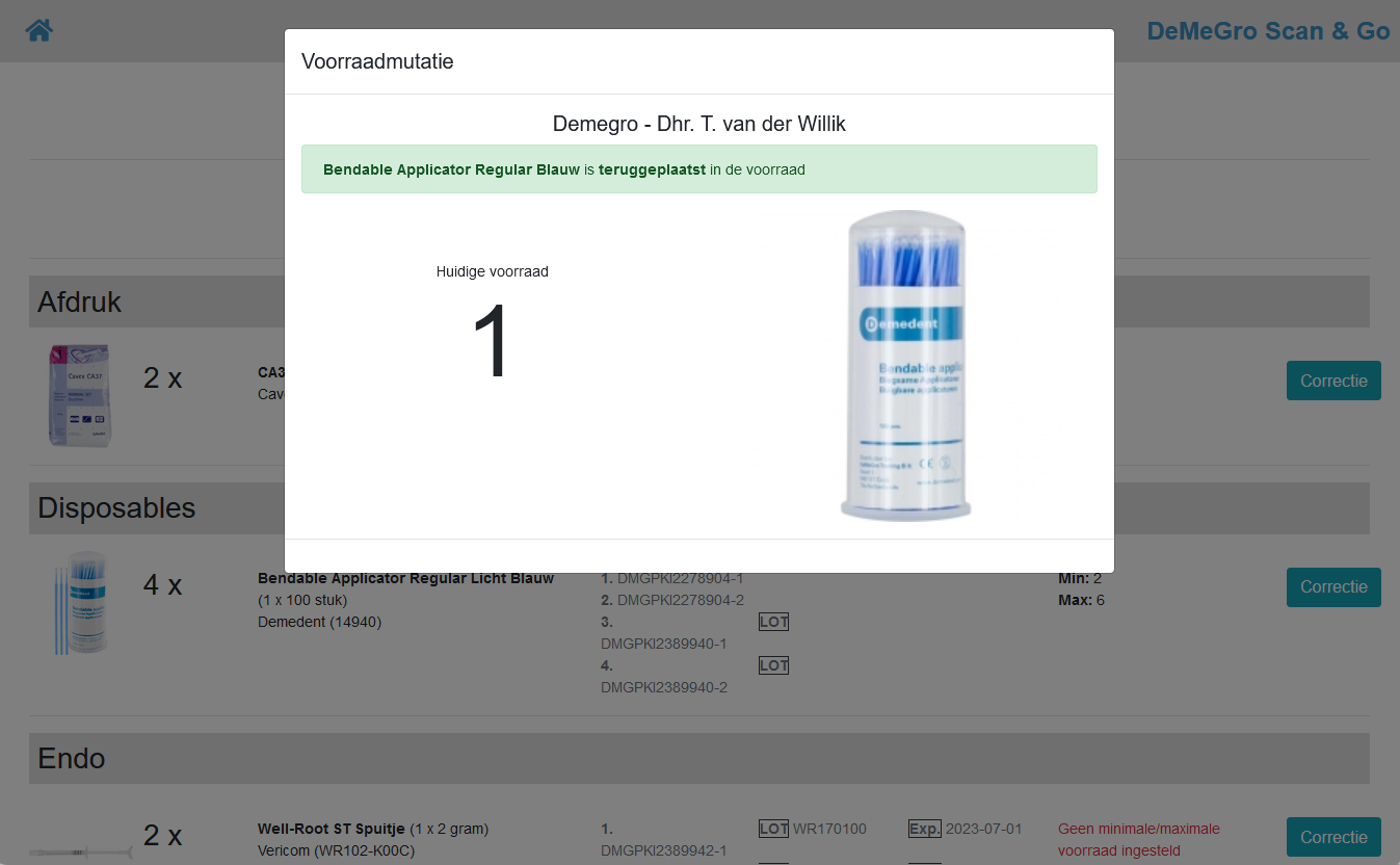 Scan & Go - Scannen product